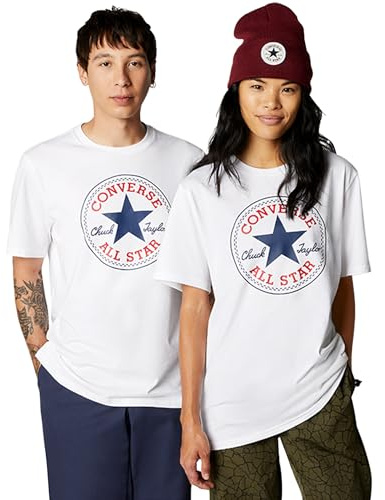 CONVERSE 10025459-A03 Chuck Patch Tee T-Shirt Unisex Adult Optical White Größe XL