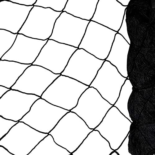 Nicfaky Schwarzes Nylon Vogelschutznetz für, Pflanzen, BäUme, Vogelschutznetz, 15 X 7,5 M