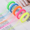 Abeillo 5 Rotoli di Nastro Evidenziatore, 6 mm x 5 m Colorato Trasparente Adesivo Fluorescente Marcatura Evidenziatori Rimovibili per Leggere Prendere Appunti
