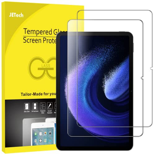 JETech Verre Trempé pour Xiaomi Mi Pad 6/Mi Pad 6 Pro (11 Pouces, Modèle 2023), Film de Protecteur en Protection Écran, HD Clair, Lot de 2