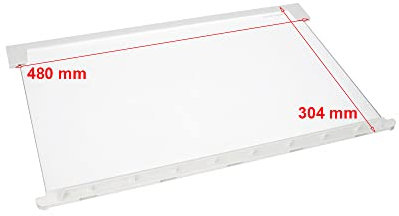 JCSPARES® - Ripiano Frigorifero 480 x 304 mm Compatibile Per Frigo Electrolux Rex Aeg ed Ulteriori