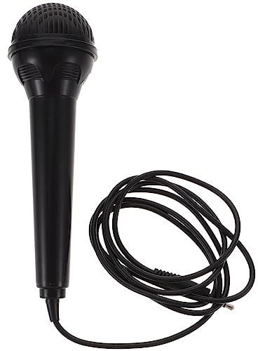 Elektronisches Keyboard Mikrofon für Karaoke, Weihnachten Party | Plug in Nutzung für Portable Lautsprecher und Keyboard, Kunststoff in Schwarz, für Junge Mädchen