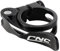 Bicycle Seat Post Clamp,31.8mm 34.9mm Mountain Bike Seatpost Clamp Adjustable Aluminium Alloy Bike Seat Tube Clamp Quick Release(black,34.9mm)