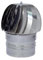 Comignolo girevole su base tonda in acciaio inox (140mm)