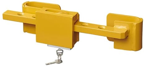 Cerradura para contenedores, acero endurecido, resistente, 23-42 cm, cerradura de cilindro de seguridad, antirrobo
