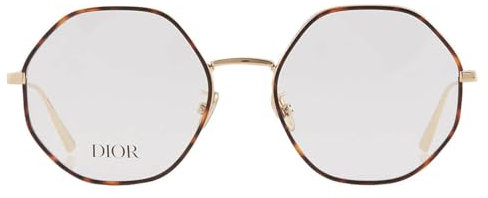 Dior DEMO Geometric Damen Brille CD50019U 030 55, Shiny Endura Gold