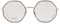 Dior DEMO Geometric Damen Brille CD50019U 030 55, Shiny Endura Gold