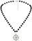 Eigso Damen Goth Kompass Kette Y Halskette Choker für Frauen Männer Vintage Mode Party Y2K Perlen Halskette für Frau