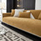 Gluhbirnen Sofa Überzug, Sofadecken für Sitzfläche rutschfest, Couch Überzug, Überwurfdecken für Sofa, Fischgrätenstruktur, Hund Katze Sofa Überwurf Sofaschutz, Karamell-Orange, 90 * 180CM