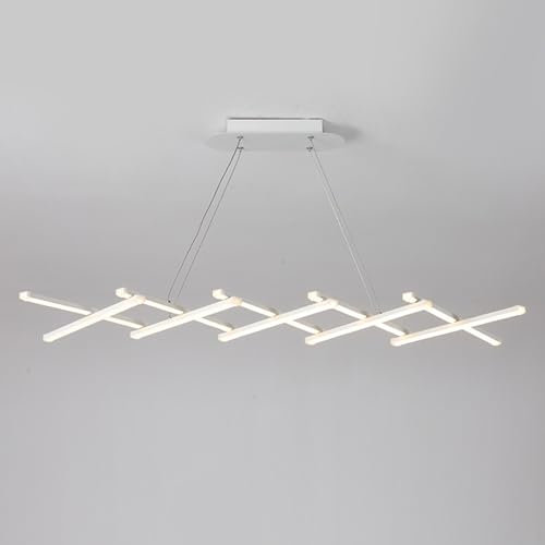 YFMYY Moderne, minimalistische, ausziehbare Pendelleuchte, Kücheninsel-Beleuchtungskörper mit Fernbedienung, höhenverstellbare Hängelampe für Esszimmer, Wohnzimmer, Billardtisch