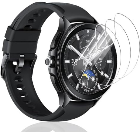 Bekiikoo Protector Xiaomi Watch 2 Pro [3 Piezas], TPU flexible de protección completa, HD Antiarañazos, cobertura completa, libre de burbujas Protector de Pantalla por Xiaomi Watch 2 Pro