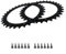 babominimer 2PCS Spikes For Worx For LANDROID Lawnmower,Robot Mower Spikes,205Mm Robotic Lawnmower Wheel Spikes,For Robot Mower Traction Improvement