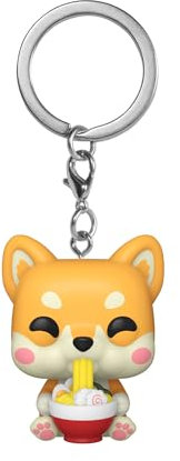 Funko Pop! Keychain: Foods - Ramen Shiba Inu Shiba - Mini-Figurine en Vinyle à Collectionner Porte-clés Fantaisie - Cadeau de Noël - Idée de Cadeau