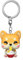 Funko Pop! Keychain: Foods - Ramen Shiba Inu Shiba - Mini-Figurine en Vinyle à Collectionner Porte-clés Fantaisie - Cadeau de Noël - Idée de Cadeau