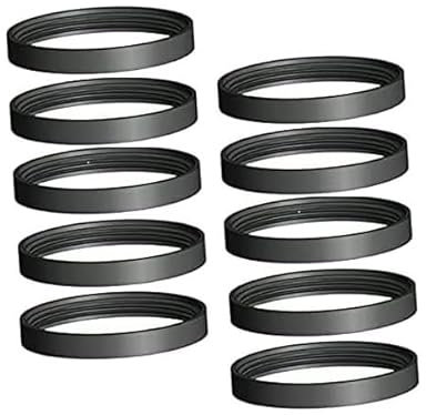 Lot de 10 joints d'étanchéité en silicone D80 mm pour tuyau de cheminée pour poêle à granulés max. 200 ° (D80 mm H9 PZ10)
