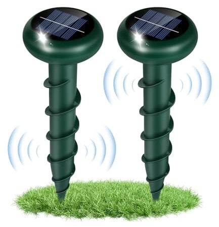 Solar Maulwurf Vertreiber Testsieger Für Bvögel, Waschbären,Hunde
