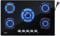 Plaque de Cuisson Gaz 5 Feux, WEHIMO Table de Cuisson Encastrable, Plaque Gaz 77cm, 10500W, Grille Fonte, Gazs Ville et Bouteille, Verre Noir