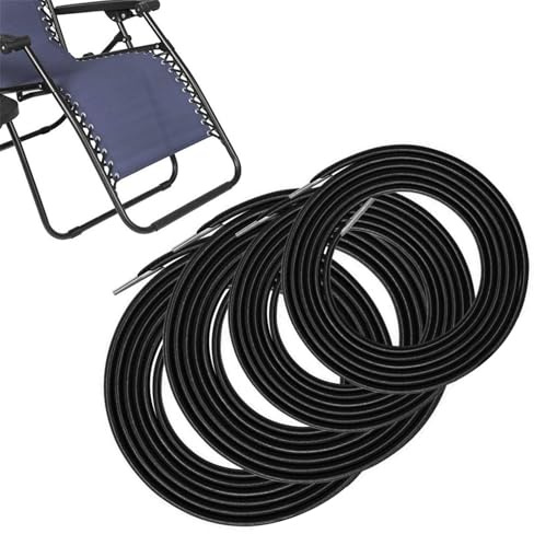 Spanngurte für Terrassenstühle | elastisches Bungee-Seil | robustes Ersatzseil-Set für Rasenstühle und Liegen | starke, flexible Unterstützung für Outdoor-Sonnenliegen, Pool-Sitzmöbel und