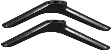 LOLIPPYY 2 Stück Tv Standfuß Ersatz mit Schrauben Stabile Platzsparende Tv Basis für LCD LED Fernseher Robuste Tisch und Schreibtischhalterung Langlebige Pedestal Füße
