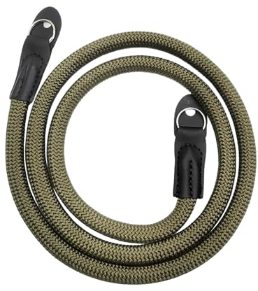 FIGCY Camera Strap Shoulder Strap for Camera in Braided Design for DSLR SLR or Mirrorless Cameras