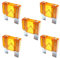 5 x Flachstecksicherung MAXI - Sicherung 40A / 32V / orange