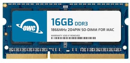 OWC - 16GB Memory Upgrade Modul - PC14900 DDR3 1866MHz SO-DIMM für 27-inch iMac Retina 5K Display (Late 2015) Modelle und kompatible PCs