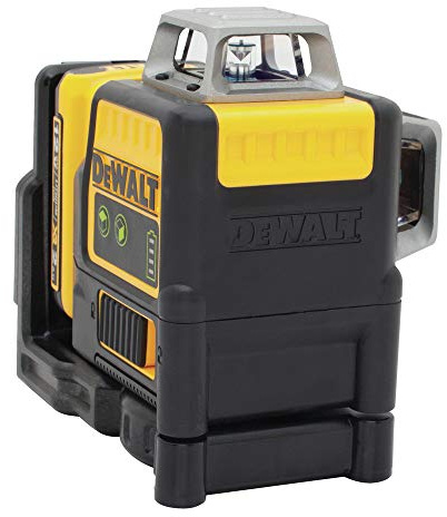 DEWALT 12V MAX Laser Level, Cross Line Laser, 2 x 360, Green, Includes Blow Mold Case (DW0811LG)