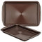 Circulon 47107 2 Piece Baking Sheet, Steel, Chocolate