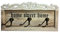 TentHome Hakenleiste Vintage Wandgarderobe Antik Garderobenleiste Landhaus 3/4 Doppelhaken Garderobenhalter Wand (3 Haken)