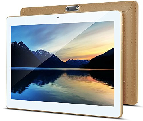 Padgene 10 Inch Android 10 Tablet, Phablet Tablets Pad with Dual Sim Card Slot, 2GB RAM 32GB ROM,10.1 Inch HD IPS Touch Screen, Quad Core, Dual Camera, WiFi, 6000mAh Battery