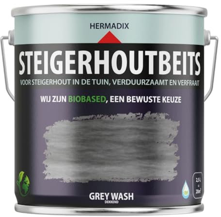 HERMADIX Gerüstholz Beize graue Wäsche 2,5 ltr