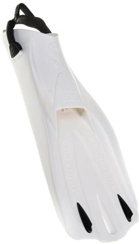 SCUBAPRO GO Sport Geräteflosse Fersenbandflosse (Weiss, L)