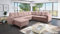 All4All Wohnlandschaft Ecksofa skandinavisch Couch Rio Garnitur U-Form Stoff Sofa 26 (Links)