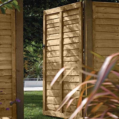 Rowlinson 3 x 6ft Pressure Treated Traditional Lap Garden Gate - Self Assembly