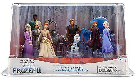 Disney Frozen 2 Deluxe Figurine Playset Action Figures 10 Piece Figure Set