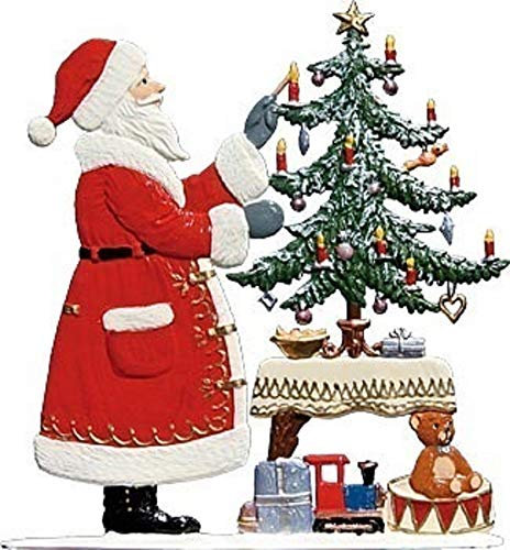 Wilhelm Schweizer Zinnfigur Nikolaus am Gabentisch Jahresnikolaus 1994