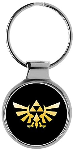 KIESENBERG Porte-clés 3D avec blason Zelda A-90282