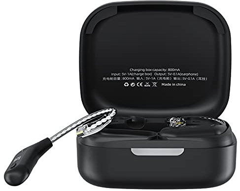 KZ AZ09 Bluetooth Module,IEM Headphone Cable,5.2 Wireless Ear Hooks Headphones Waterproof Bluetooth Cable with Microphone,Earphone Cable for KZ ZST/ZSTX/ZS10/AS06/AS10/BA10/ZSR/ES4-B pin