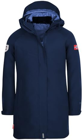 Trollkids Girls Senja 3in1 Coat 128, Navy/Dusty Blue