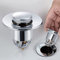 Tappo Lavandino Bagno Filtro di Scarico Rimbalzo del Lavabo Pop Up Valvola di Scarico Universale Tappo Lavandino Bagno Piletta Filtro per Capelli per Lavandino Bidet Vasca,Stile inviato casualmente
