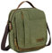 VASCHY Messenger Bag Small, Canvas wasserdicht Crossbody Umhängetasche Geldbörse für Herren und Damen Grün