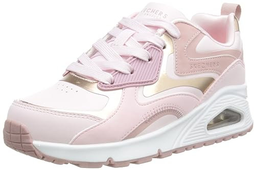 Skechers Uno Gen1 Color Surge, Scarpe sportive Bambine e ragazze, Light Pink Synthetic Multi Trim, 27.5 EU