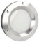 MLS Bullauge B1000, Bullauge für Türen, aus Rostfreiem Edelstahl, VSG-Sicherheitsglas, Passend für 40 mm Starke Türen, Beidseitig Sichtbare Befestigungsschrauben, 350 mm Durchmesser, Mattes Glas