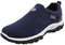 liaddkv Einfarbige runde Zehen-Laufschuhe für Herren Sneaker 42 Herren (Dark Blue, 47)
