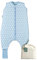 molis&co - Baby Schlafsack mit Füßen und Socke -Ideal für Frühling und Herbst - Babyschlafsack mit Beinen 1 tog - 100% Baumwolle (Oeko-TEX 100), Premium Qualität - Lotus (90 cm)