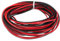 QUARKZMAN Cable Paralelo de Pvc de 24 Calibres y 2 Conductores, de 14.8 Pies de Largo y 0.063 de Diámetro, Rojo y Negro, Cable Flexible de 24 Awg para Extensión de Cable Led RGB