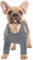 Vorderbein Ärmel für Hunde, Single Front Leg Recovery Sleeve Hund Vorderbeinschoner Ellenbogenbandage Protector für Hot Spots Wunden Bandagen Hundeschenkel Schutz Bodysuit(Grau, S)