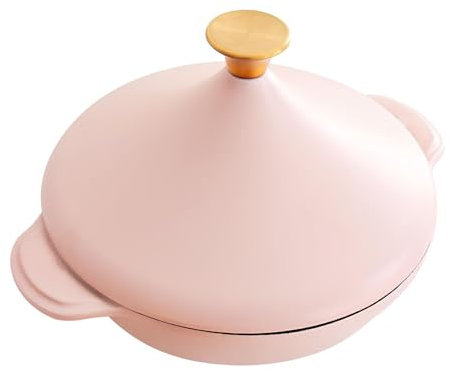 Casserole en fonte émaillée et couvercle tajine en céramique pour une cuisine authentique