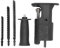 Drill Saw Attachment, 5Pcs Chainsaw Drill Attachment Reciprocating Saw Attachment Kit with Stable Base Plate Rod for Cordless Drill