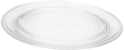 Mikrowellenteller 27cm Glas für Mikrowellenherde als Ersatzteil | Stabiler Glasdrehteller, Hitzebeständig und Leicht zu Reinigen, Passendes Zubehör für Viele Geräte